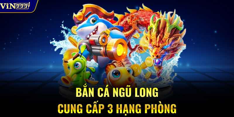 Bắn cá Ngũ Long cung cấp 3 hạng phòng